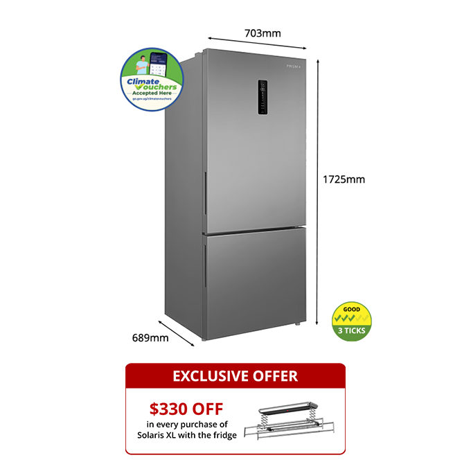 PRISM+ PureFresh BMF 420L Refrigerator – PRISM+ Singapore