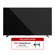 PRISM+ Q100 Ultra QLED 4K AI Google TV - Free Delivery & Install w/ Tilting Mount (FREE) For Website Purchase Only