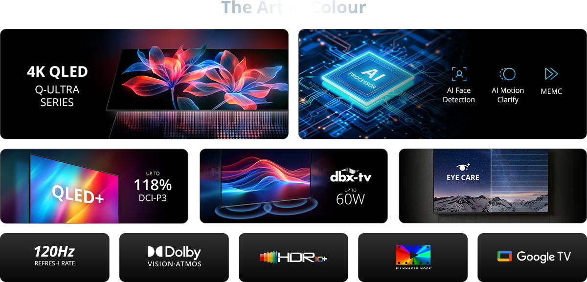 PRISM+ Q75 Ultra - QLED+ 4K AI Google TV – PRISM+ Singapore