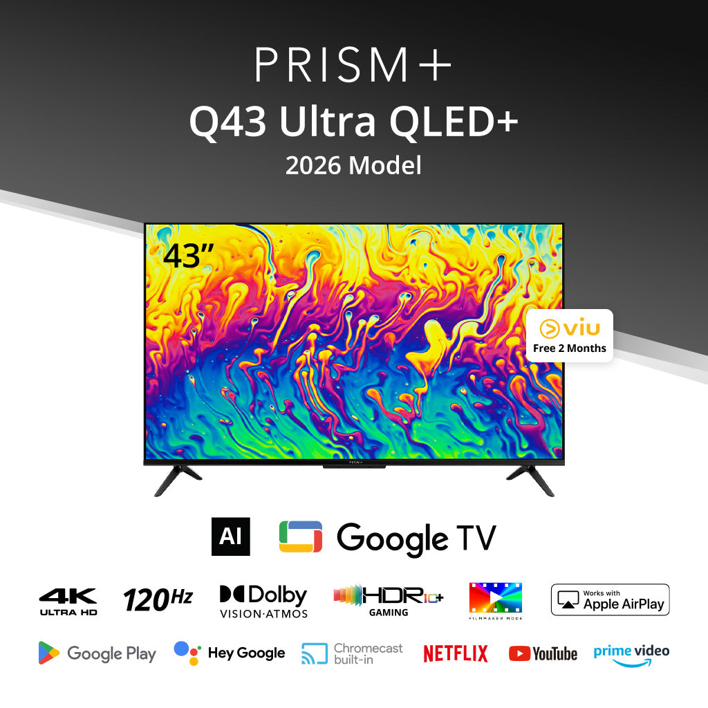 PRISM+ Q43 Ultra QLED+ 4K AI Google TV 2026 Model